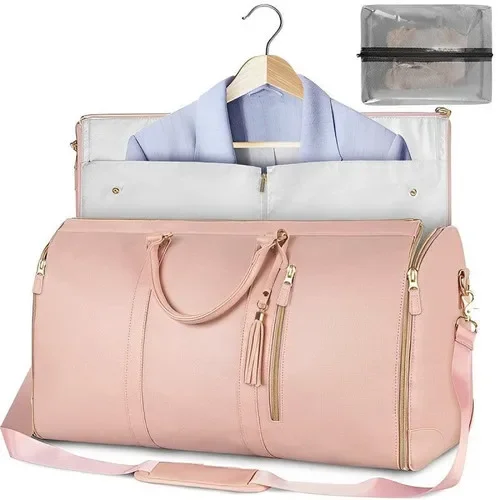 Customizable Outdoor Fitness Bag Large Capacity Travel Duffle Handbag Foldable Suitbag Waterproof Clothes Totes Gym Duffle Bag 2