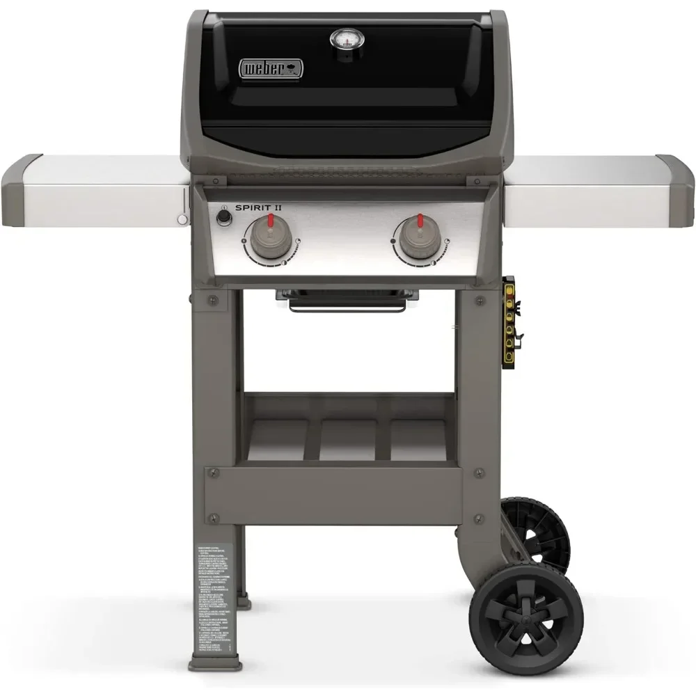 

Weber Spirit II E-210 2-Burner Liquid Propane Grill, 48 x 26 x 57 inches, Black