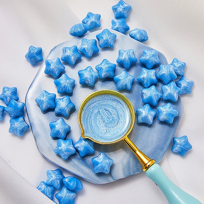 Colorful Pearlescent Enamel Wax Grains for DIY Handmade Crafts