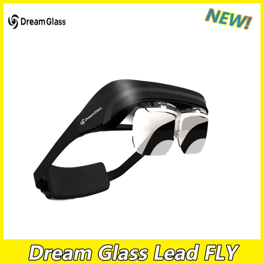 New Dream Glass Lead Fly Smart Ar Glasses Fpv Glasses Connettività Wireless 3D 4K Anoramic Ar Display Occhiali Fpv Da 550 Pollici
