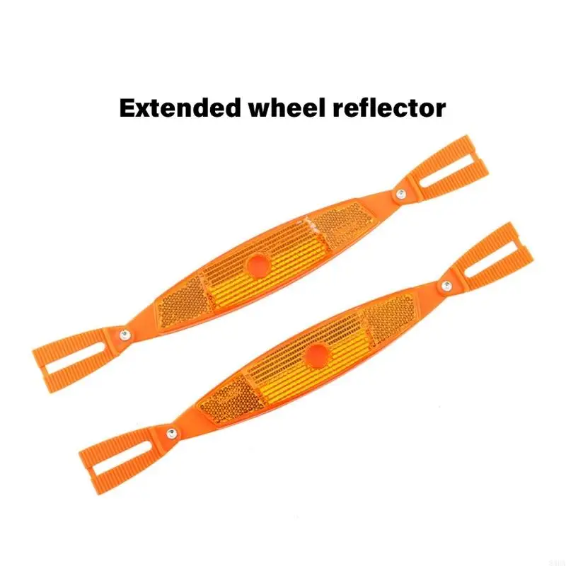 Fahrzeugreflektierendes Speichenlicht für Fahrräder, Motorräder, Roller, Haltbarkeit, Kunststoff – Detail 8