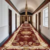 Luxury Style Long Hallway Rug Anti Slip Villa Corridor Carpet Washable Stair Carpet for Hotel Home Decor Bedroom Bedside Mats 러그 3