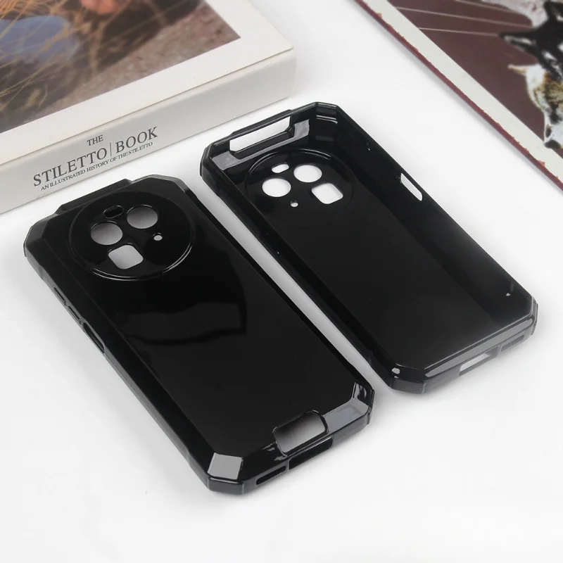 Blackview Soft TPU Clear Black Silicone Protective Phone Case