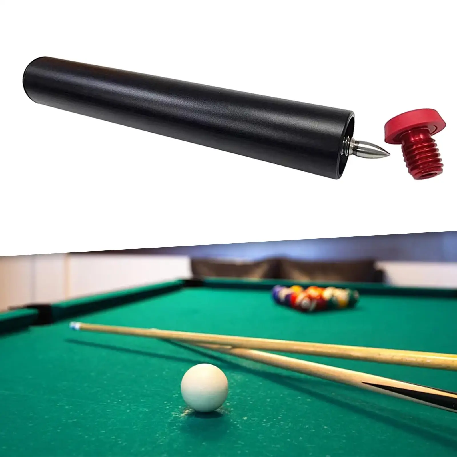 Pool Cue Extender Pool Cue Sticks Extension for Adult Billiard Cues Snooker