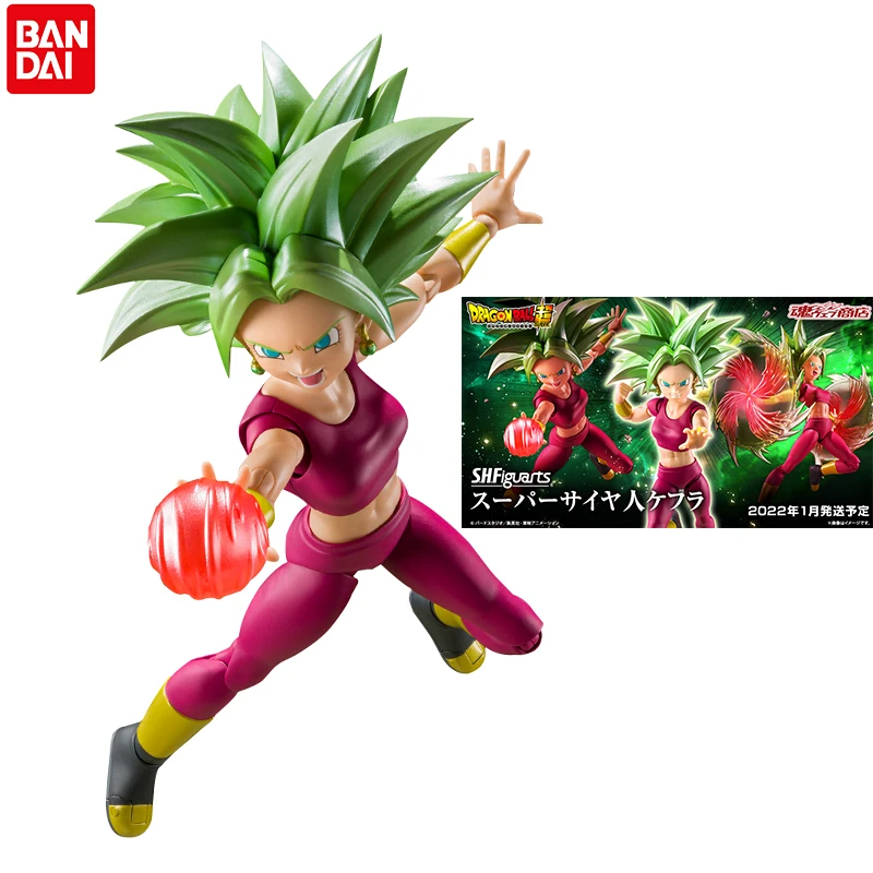 Em Estoque Bandai Original Shf Dragon Ball Super Kefla Caulifla Kefla