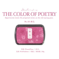 Vintage Color Ink Pad Set - 13 Retro Shades for DIY Scrapbooking & Craft Projects (M)