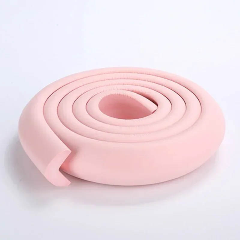 L Shape Protector Edge Corner Desk Cover Extra Thick Baby Safety Furniture Table Protective Tape Foam Corners Bumper Guard 2M silicone table corner protector,table corner protector,table edge protector,furniture anti collision strip