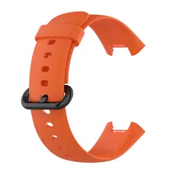 Silicone Replacement Watch Strap Band - Premium Design for Comfort and Style (Orange)