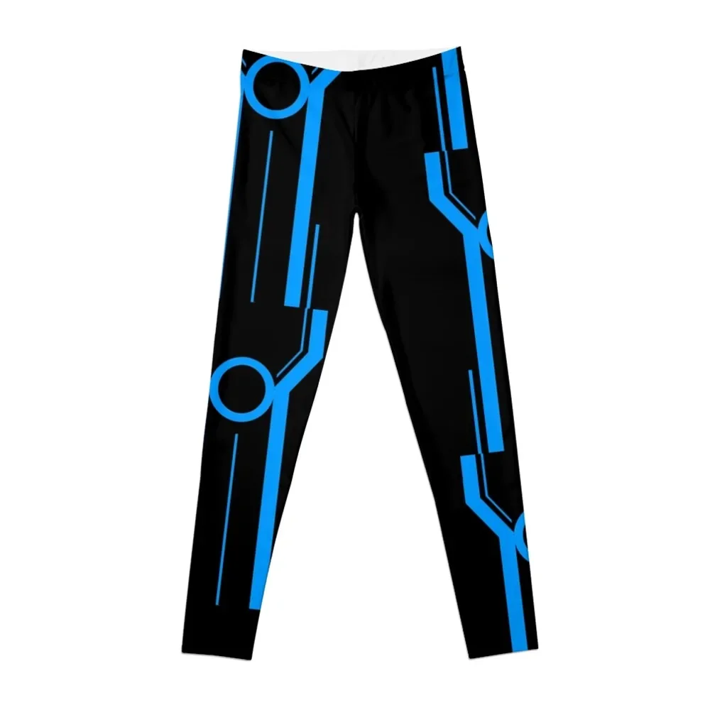 

Tron blue Leggings Fitness woman Women's tights Womens Leggings