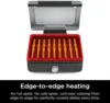 Griddle, 14’’, Electric Grill, For Steak, Burgers,Salmon,Veggies, and More, Nonstick, Dishwasher Safe,500F,Even Cooking, Silver 6