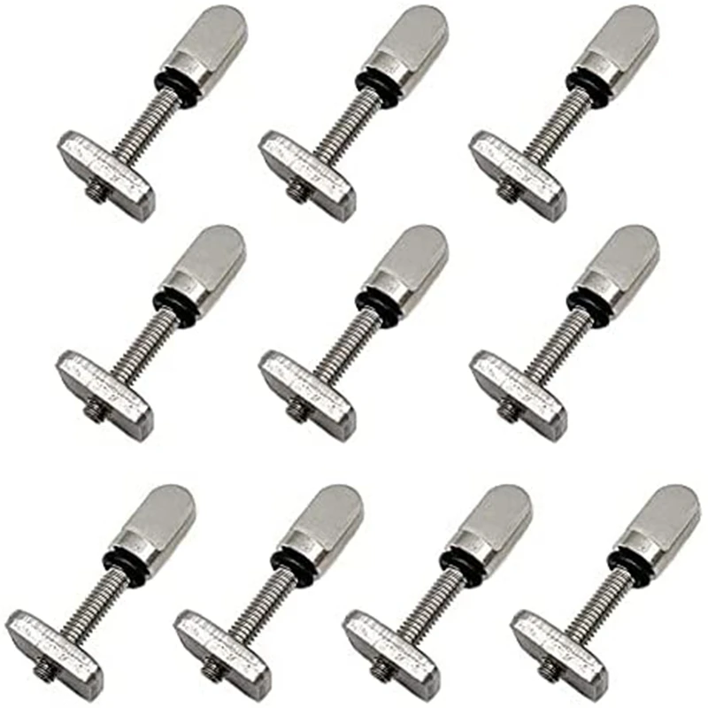 Fin Screws Thumb Fin Screw And Plate Universal Screws No Tool Screw 10 Pcs For Surf Longboard