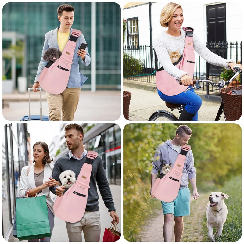 Pet Dog Carrier Bag Outdoor Travel Puppy Shoulder Bags Dogs Single Comfort Sling Handbag Tote Pouch Kitten Corgi Transport Pets 3