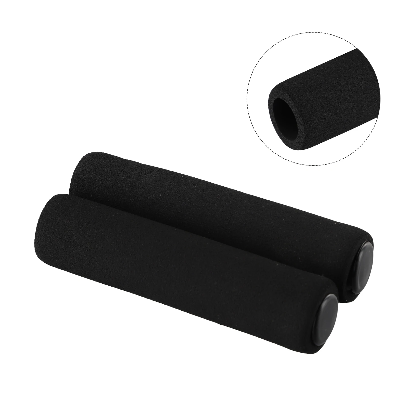 2 stücke Fahrrad Lenker Rohr Schwamm Schaum Gummi Griff Bar Griffe Kits Sets Flexible Lenker Abdeckung Schaum Griffe – Detail 4