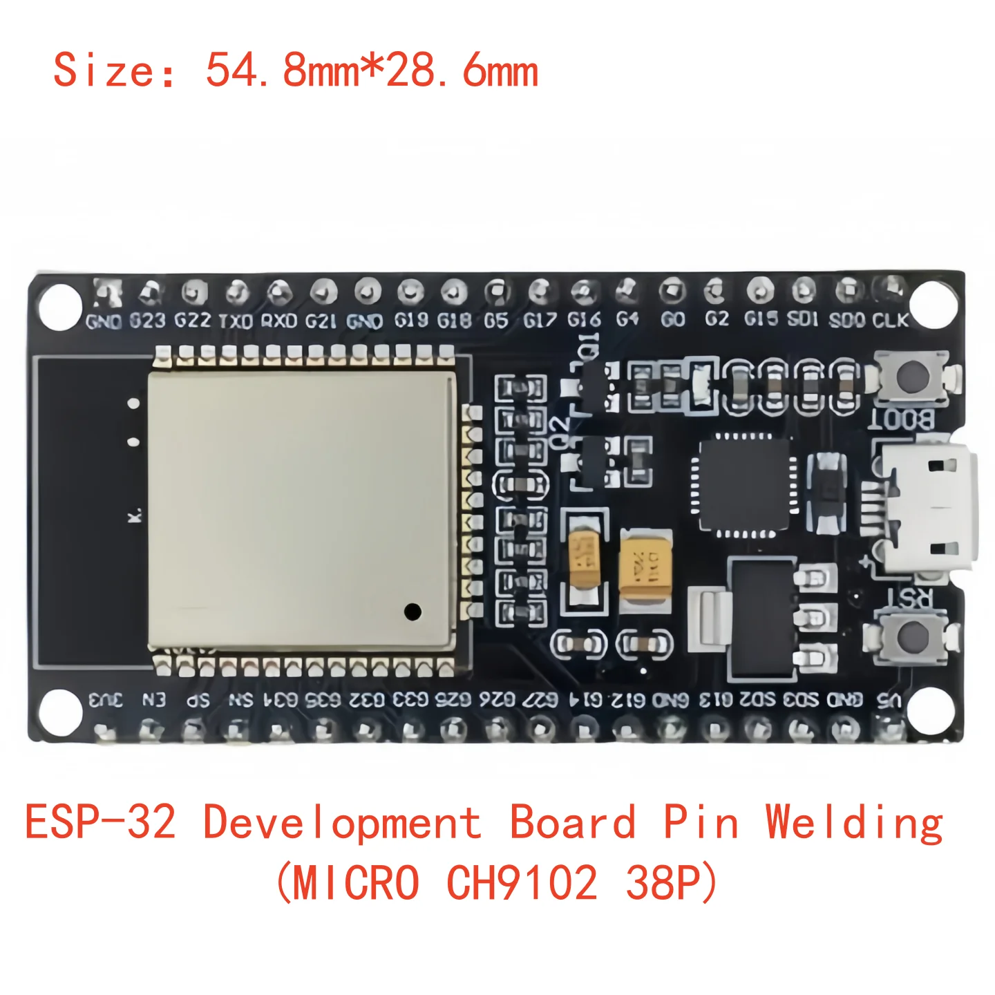 ตัวเลือกสินค้า บอร์ดพัฒนา ESP32 Wi-Fi & Bluetooth 2-in-1 ดูอัลคอร์