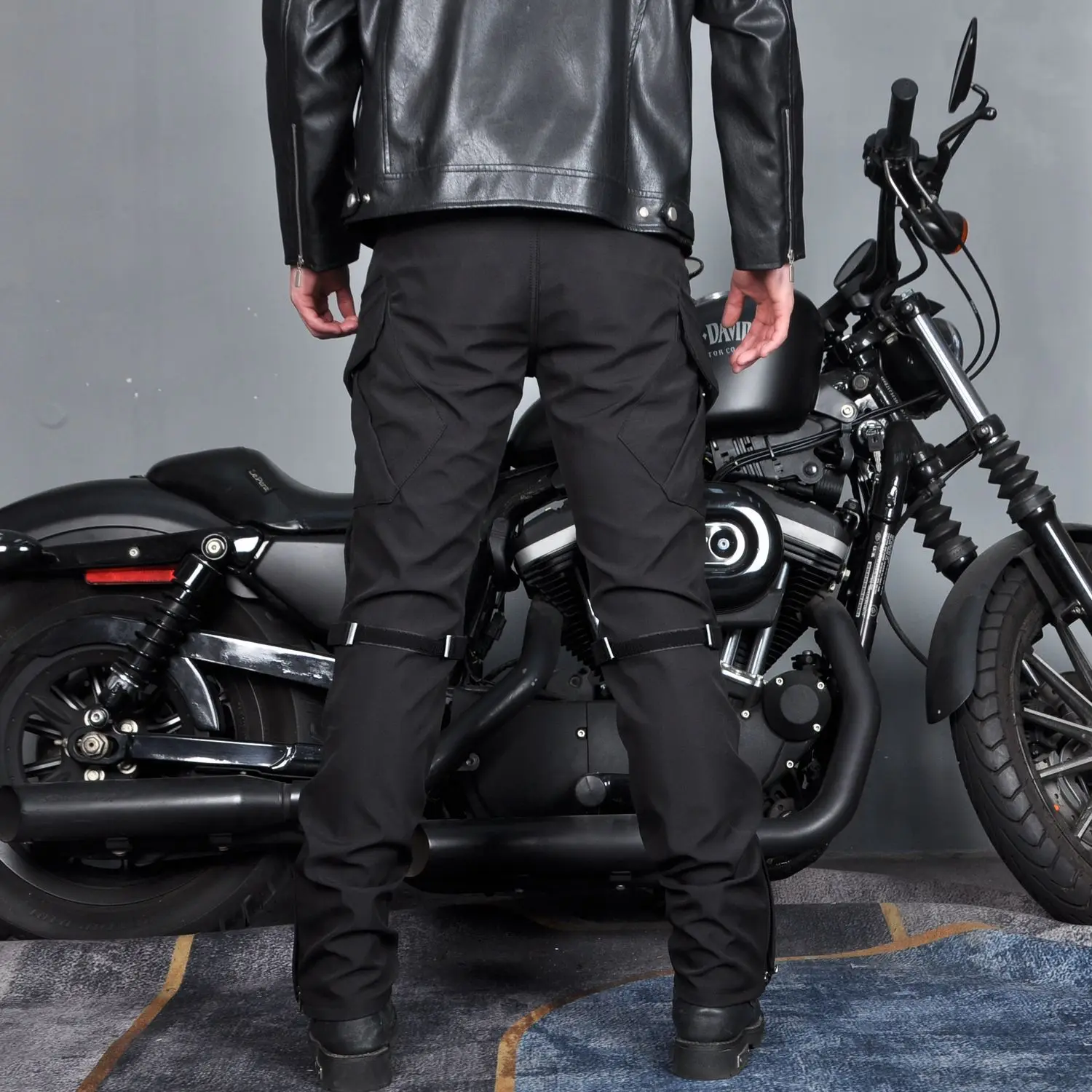 레트로 오토바이 바지 선물 벨트 모토 라이딩 바지 야외 여행 추락 방지 바지 방풍 오토바이 바지
