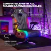 Furniture suppliesX Rocker Torque Pedestal Gaming Chair, with Subwoofer and Vibration, Neo Motion, 2.1 Bluetooth, Wireless, 5114 5
