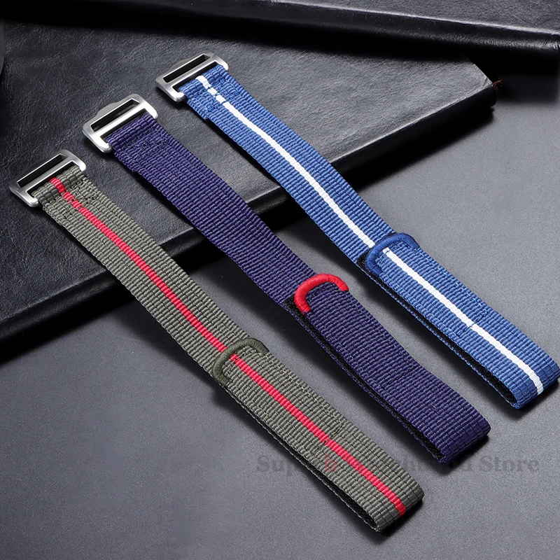 Classic Military Sport Nylon Watch Strap - Premium Canvas Wristband