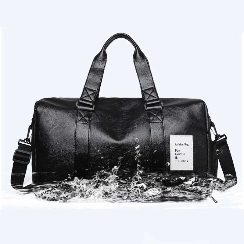 

Gym Bag Leather Sports Bags Dry Wet Bags Men Training for Shoes Fitness Yoga Travel Luggage Shoulder Sac De Sport Bag