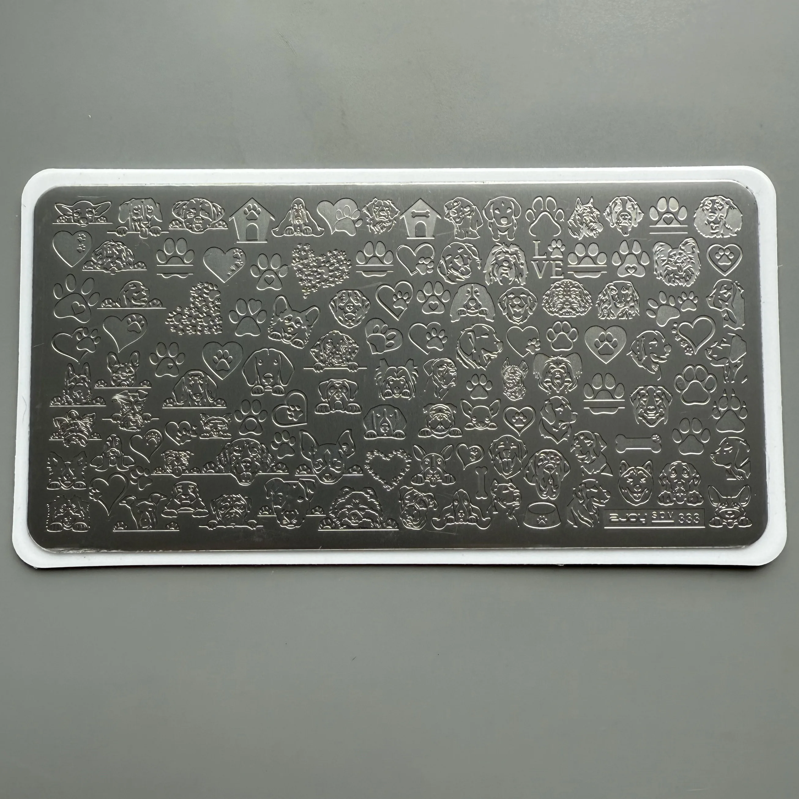 XMQ NAIL ART STAMPING PLATES CARTON CATS DOGS WATER RIPPLES IMAGE PLATE TEMPLATES 5
