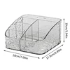 Clear Acrylic Makeup Brush Holder Desk Cosmetic Organizer Lipstick Storage Box Nail Polish Display Stand Rack Jewelry Case 6