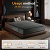 mattress, 10-inch gel memory foam king mattress for sleep and pressure relief, medium plush texture for breathability 2