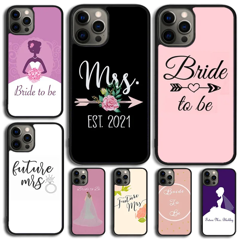 Elegant 'Bride-to-Be' Wedding Phone Case - Stylish Protective Back Cover