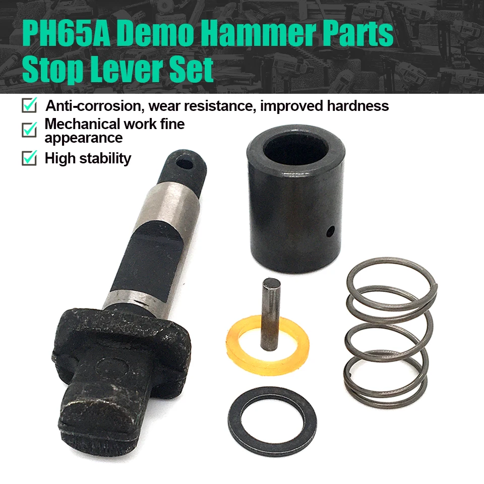 

Replace For Hitachi PH65A Stop Lever Spring Washer Split Pin Ring Set Demolition Hammer Spare Parts Power Tool Accessories 1Set
