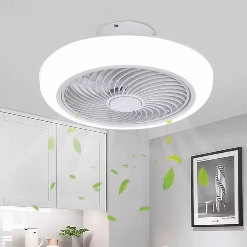 46CM LED Ceiling Fan Light Modern High Wind Silent APP Remote Control Living Room Bedroom Dining Room Dimmable Lighting Fixtures