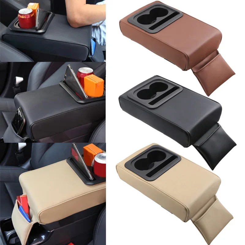 

Car Armrest Center Console Box Tray Organizer Cup Holder Storage Bracket Car Accessories Interior Storage Box Universal