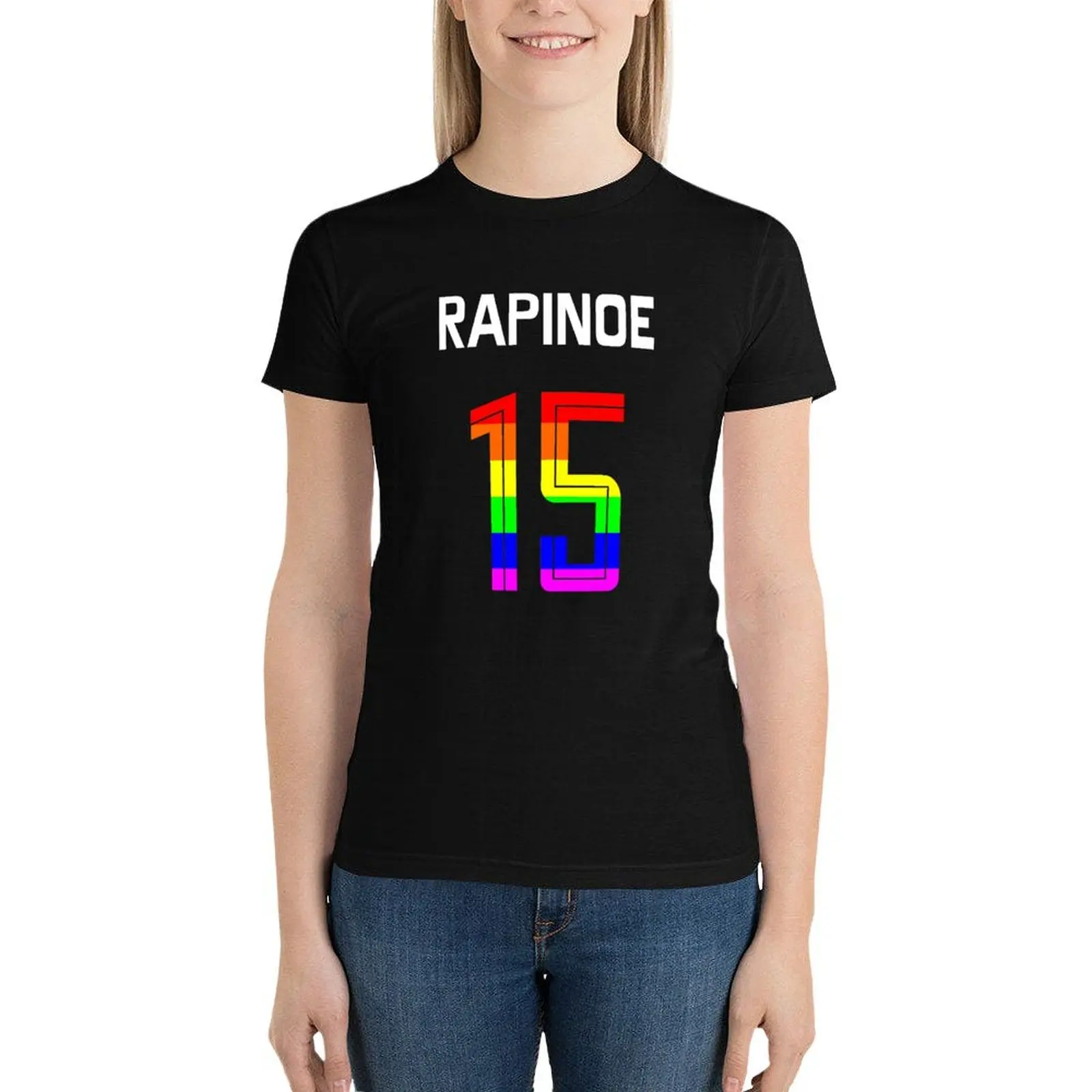 Megan Rapinoe - PRIDE 15 FRONT T-Shirt hippie clothes tees tops workout shirts for Women loose fit