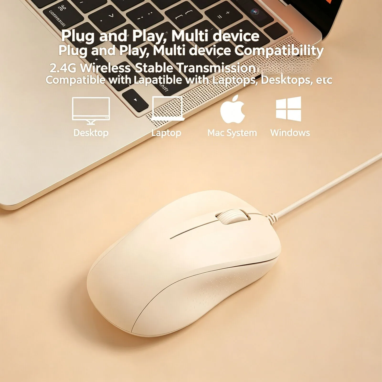 패션 멀티 컬러 유선 USB 마우스 무소음 버튼 인체공학적 편안한 그립감 미니멀리스트 광학 마우스 PC 노트북 사무용