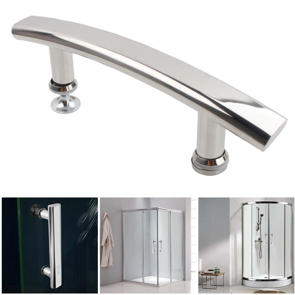 

Shower Door Handles Knobs Stainless Steel Chrome For Shower Enclosures 240mm Door Handles Replacement Shower Door Handle Home
