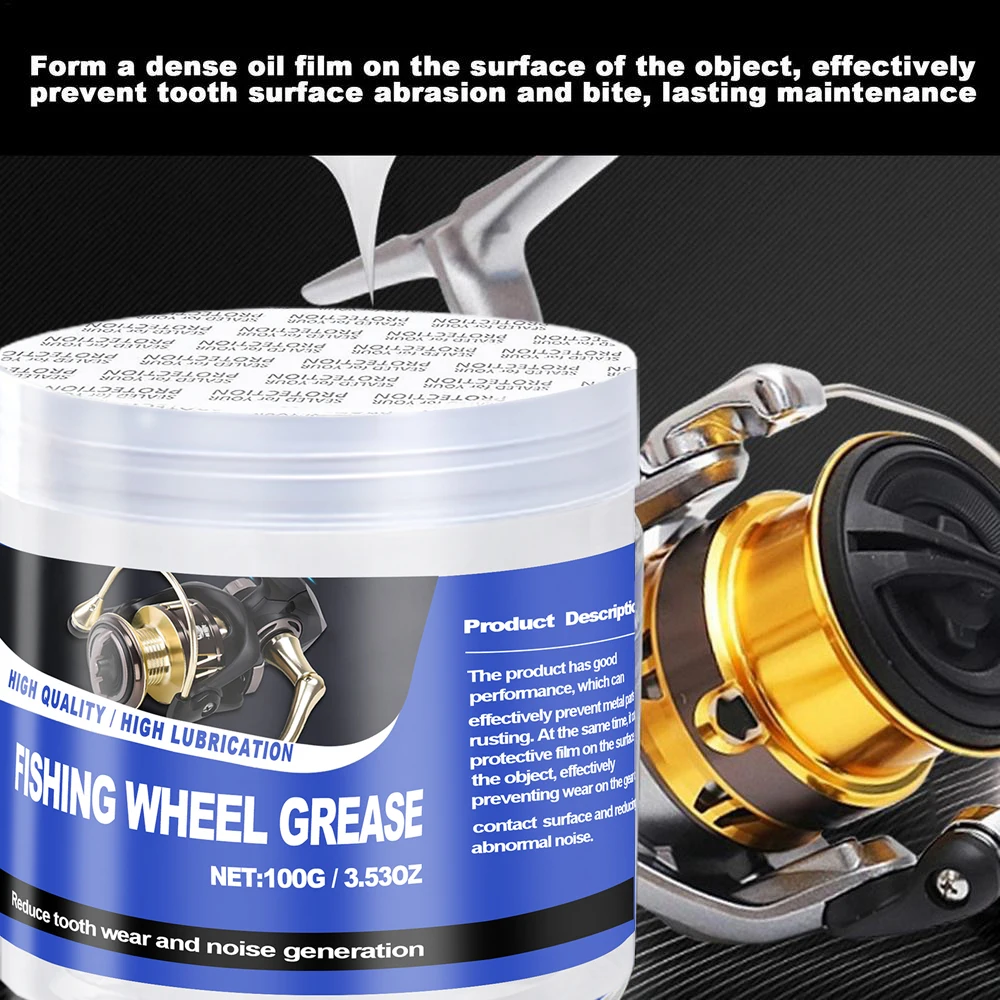 Graisse et huile moulinet pêche 50g/100g - entretien efficace accessoires lubrifiant réparation