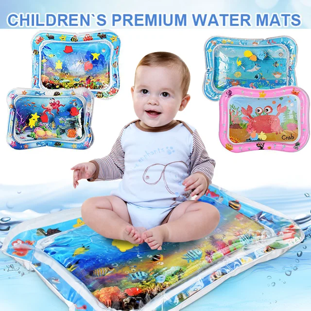 Baby Inflatable Water Mat Creative Ocean Animal Inflatable Cushion Early Educational Crawling Toddler Play Mat for Baby Toy Gift 1