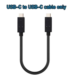 Universal Hybrid USB - C Cable with USB - A Adapter - 10Gbps Short 2 - in - 1 Type C Cable - 15cm (Cable only)
