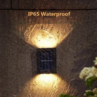 1 ~ 8 pièces mur lumière solaire étanche jardin lumière LED solaire pour éclairage extérieur lampadaire maison balcon porche cour décoration 6