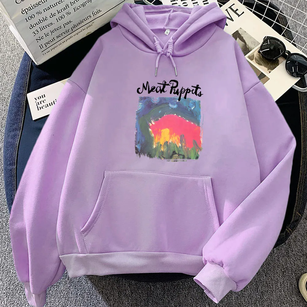 

Meat Puppetss Aesthetic Hoodies Beautiful Starry Sky Design Sweatshirts for Male Female Loose and Soft Long Sleeve Originality