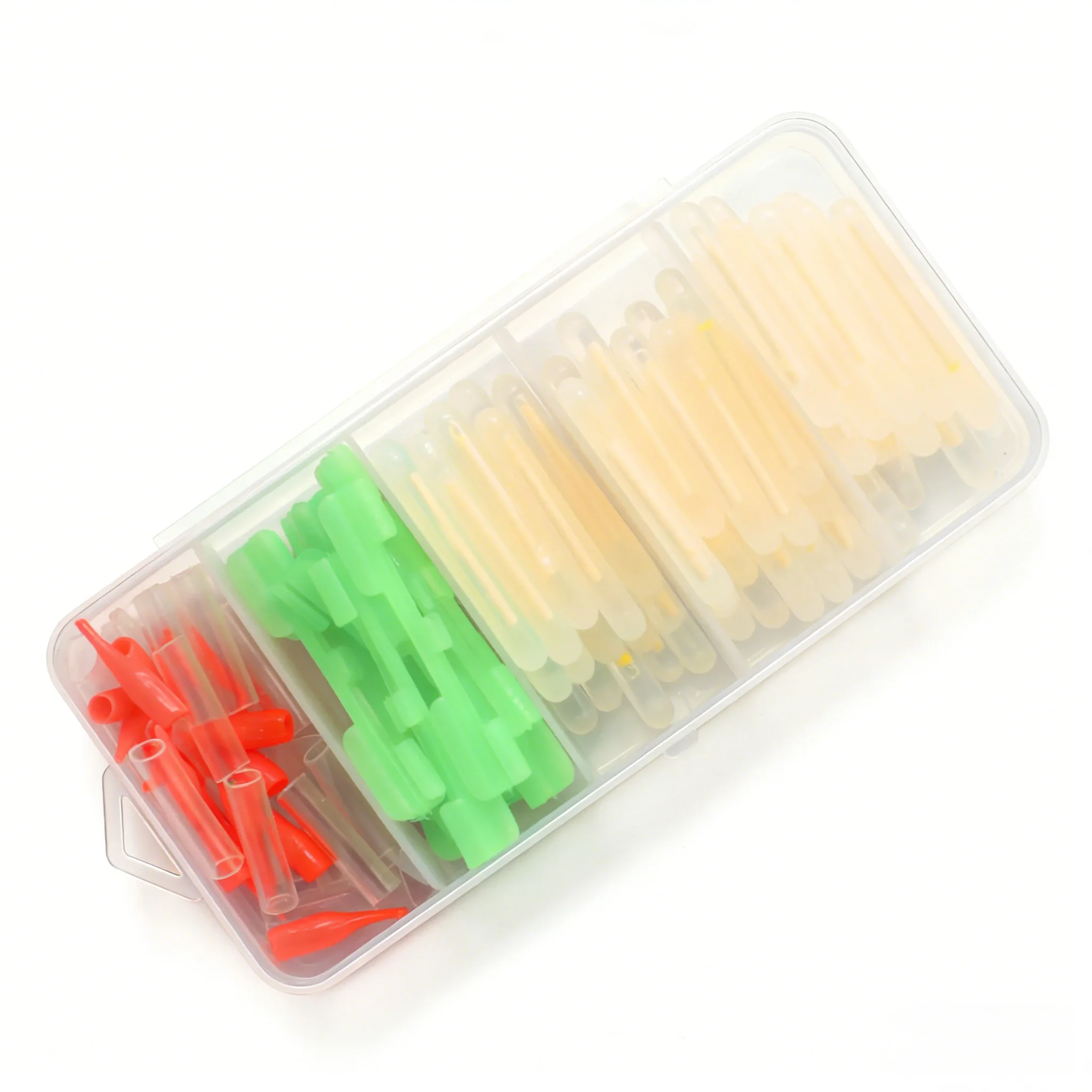 100PCS Bâtons Lumineux Nuit Pêche - Indicateurs Flotteurs Luminosité Eau Douce Salée