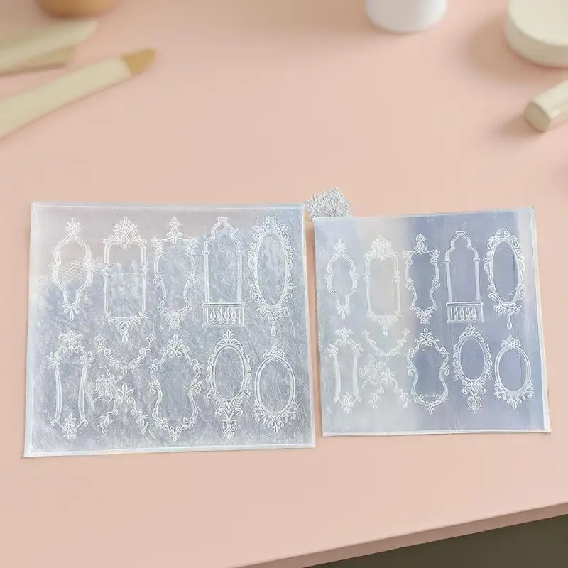 Bowknot 나비 꽃 DIY 네일 아트 장식 3D 실리콘 네일 몰드 중국 스타일 릴리프 매니큐어 템플릿 디자인 도구