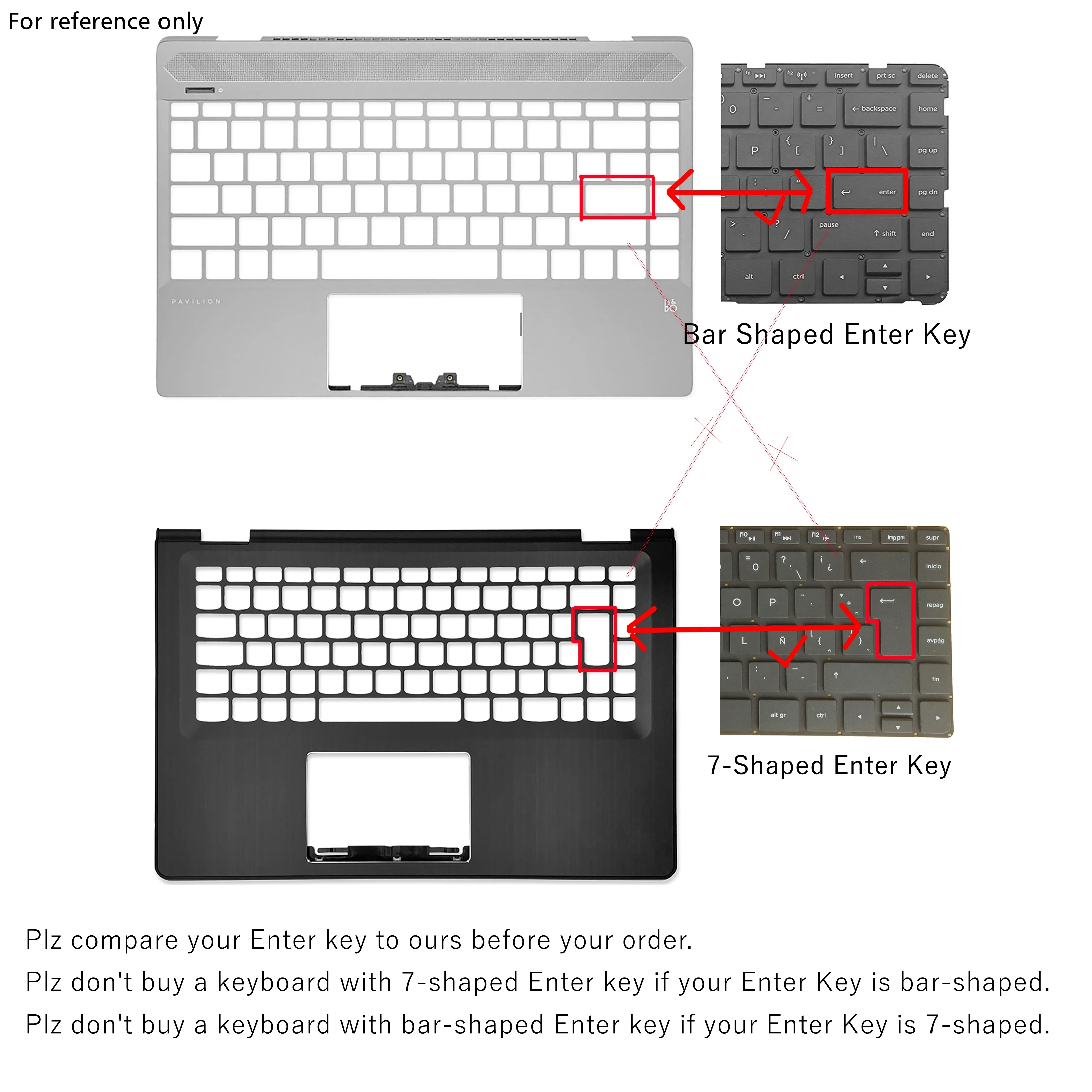 Teclado do Portátil para hp Hpm19f8 Hpm19f86gb6930 6037b0163903 M07090-m36312- 001 031 Bb1 Dh1 081 091 B71 Bg1 061 211 Fl1 A41 201 - Imagem 3