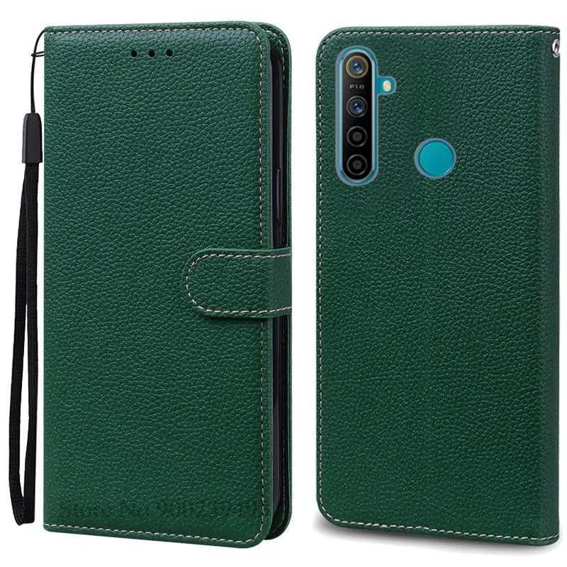 Leather Flip Wallet Phone Case - Premium Protective Back Cover