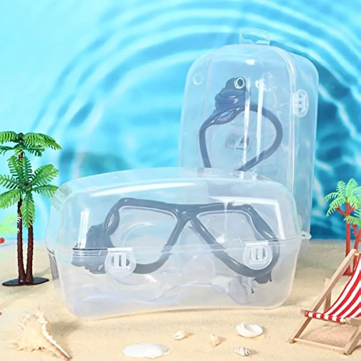 Diving Mask Case Hard Plastic Dive Mask Storage Box diving storage box