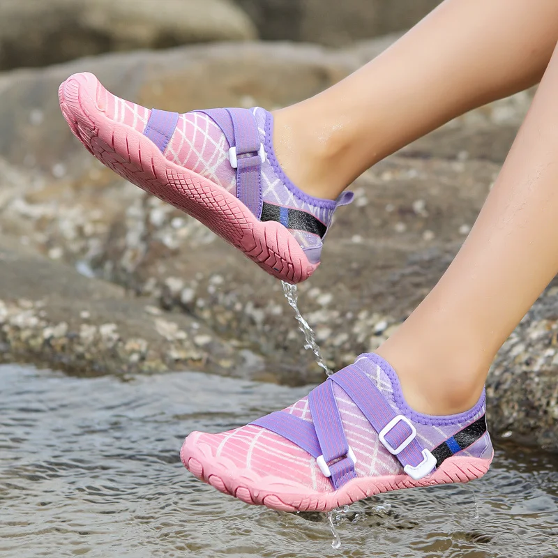 Men Women Barefoot Aqua Shoes Quick Dry Swim Water Shoes Upstream Beach Sandals Yoga River Sea Diving Surfing Wading Sneakers water shoes aqua shoes