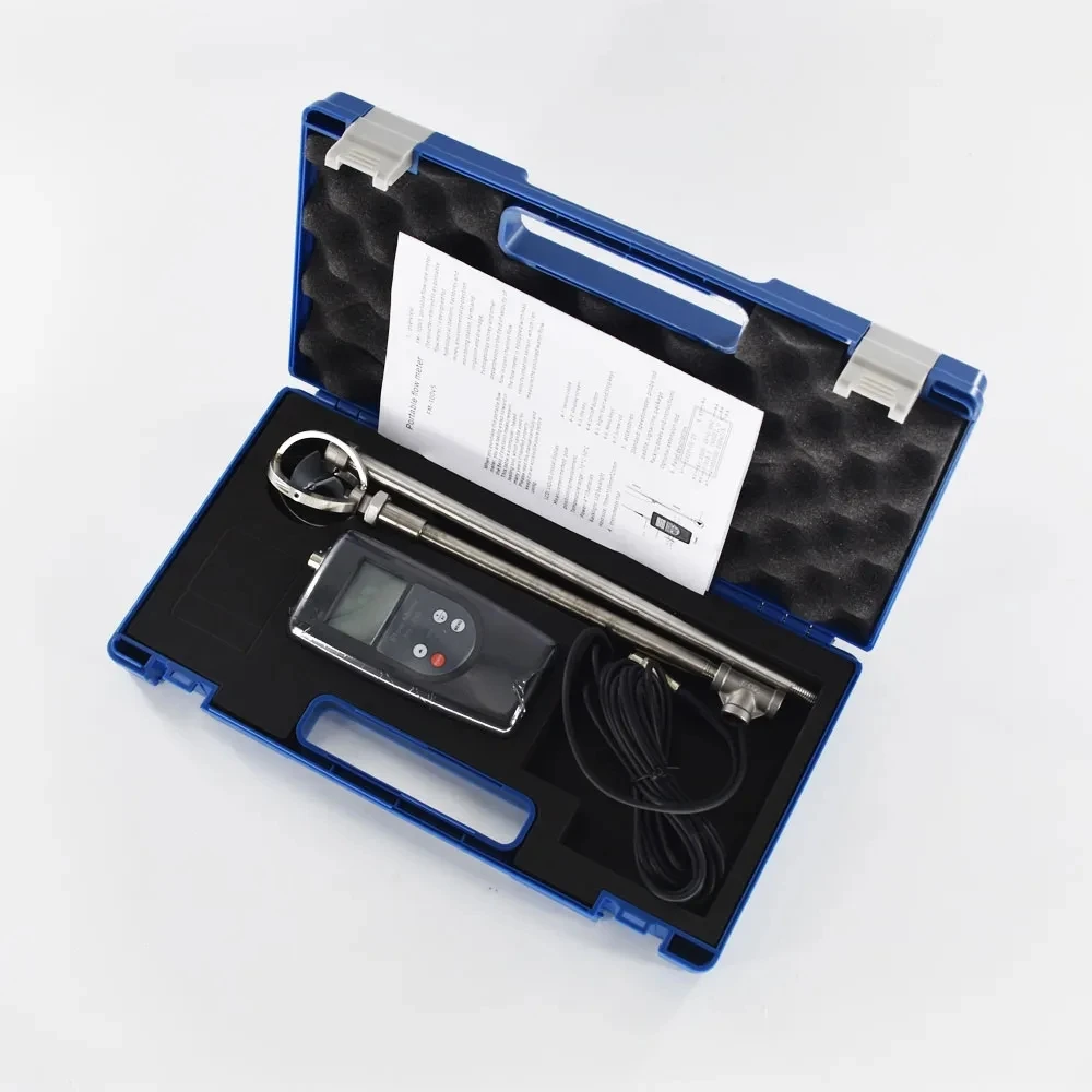Portable flow meter FM-100V5 0.01-5m/s /FM-100V10 0.01-10 m/s digital flowmeter