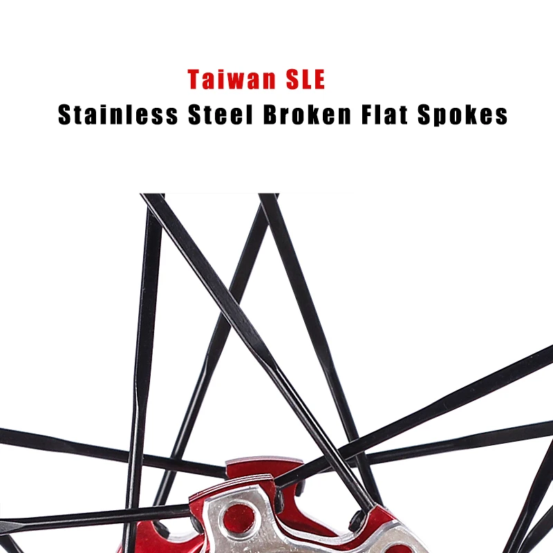 ROCKBAO 26/27.5/29" Wheelset Carbon Hub MTB Disc Brake 4Bearings Bicycle Wheel Sets Mountain Bike 7-11Speed Thru Axle/QR ﻿