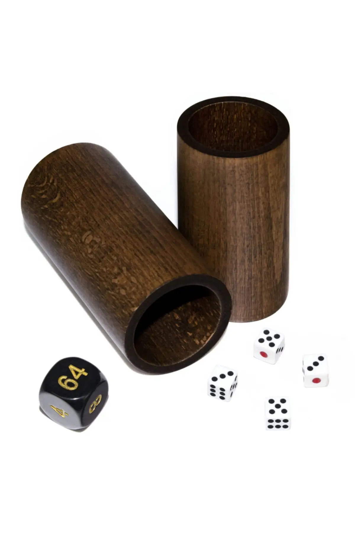 

Wooden Dice Mugs Oversized Backgammon Playgroups Hobby & Fun Life