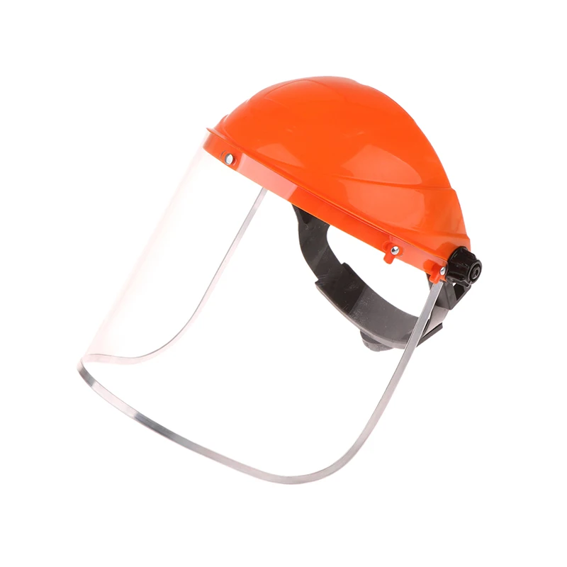 New Transparent Full Face Shield Safety PC Head-mounted Eye Screen Hat Eye Protection Face Mask Motorcycle Mask Equipments face shield
