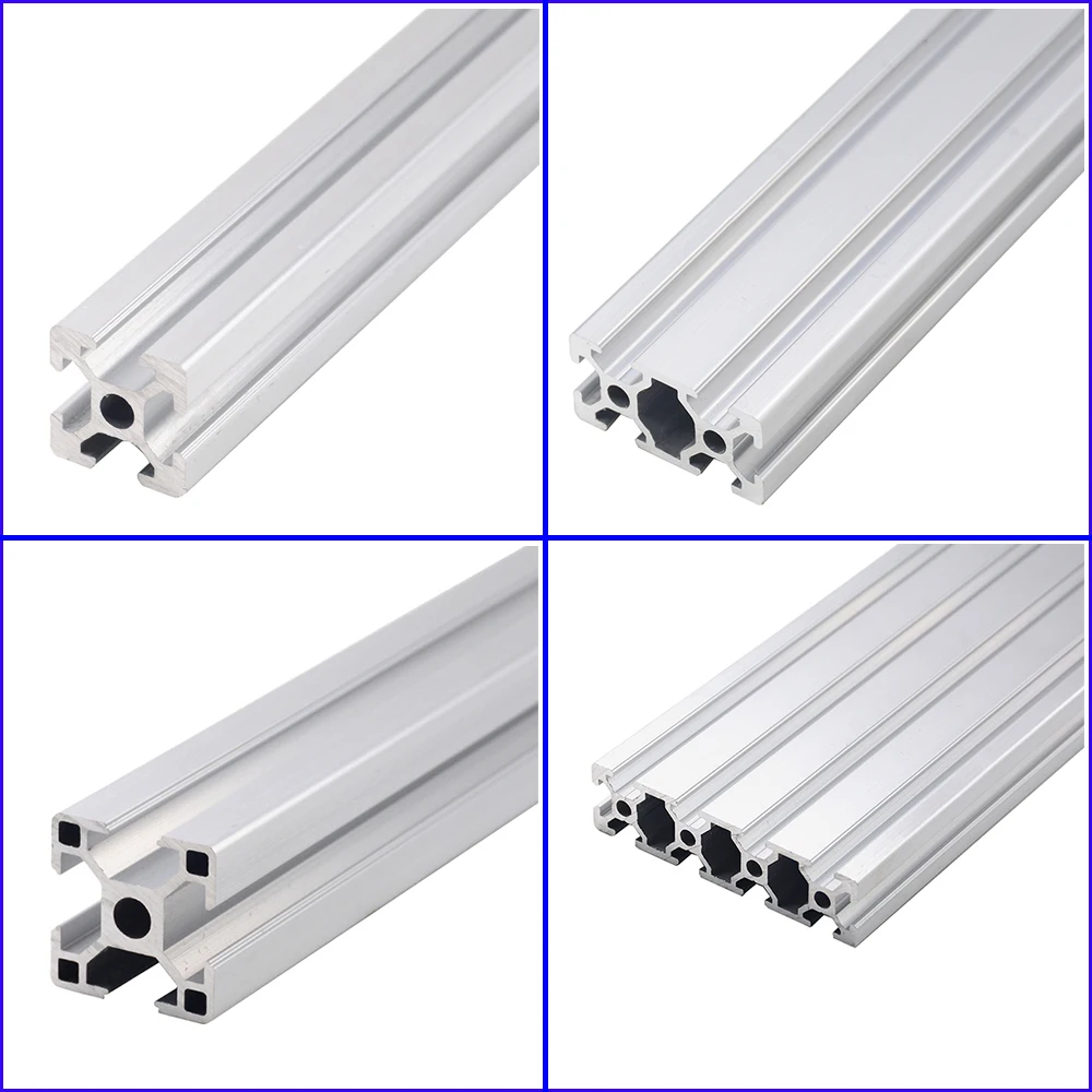 2020 2040 3030 2080 Aluminum Profile 100 200 300 350 400 450 500 550 600 mm Linear Rail Extrusion Extrusion CNC 3D Printer Parts pellet mill for sale