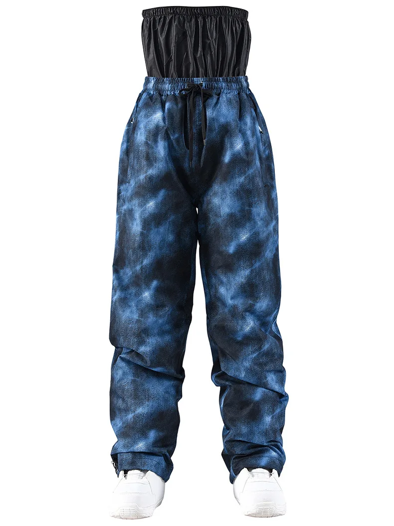 New Women's Ski Pants Winter Warm Men's Snowboard Pant Waterproof Windproof Thermal Outdoor Snow Clothing Skiing Hiking Mountain
