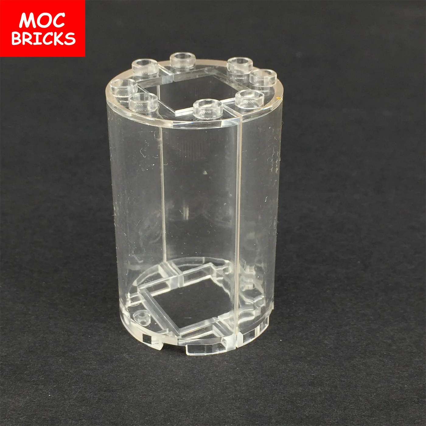 wooden blocks 4pcs\lot MOC Bricks Transparent Clear Half Cylinder Panel 2x4x5 Compatible 85941 Building Blocks Toys kids Dolls block stacking milestones